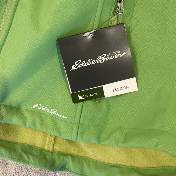 💨 Eddie Bauer Windfoil Elite Flexion Jacket Kiwi M - Picture 10 of 14